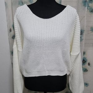 Ivory knit sweater